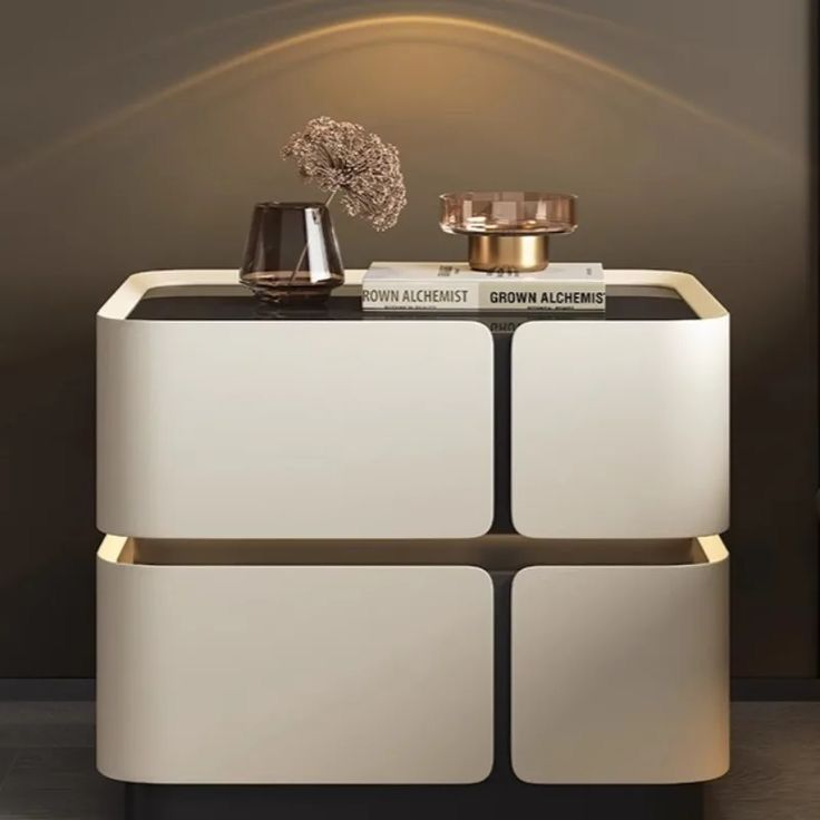 Modern Minimalist Nightstand with Sleek Design