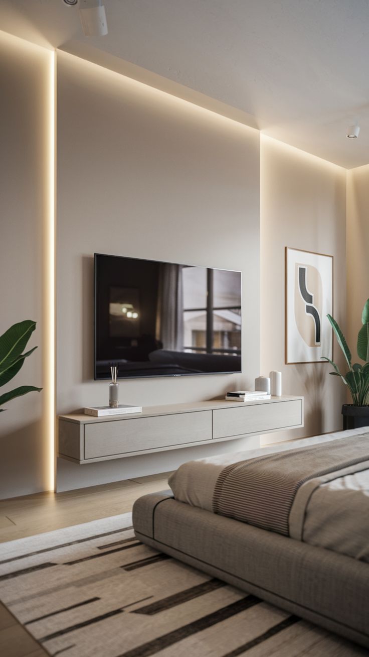 Luxury Entertainment Space: A Modern TV Unit
