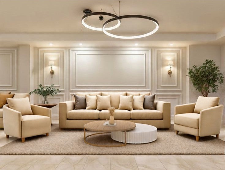 "Serene Living Room Oasis