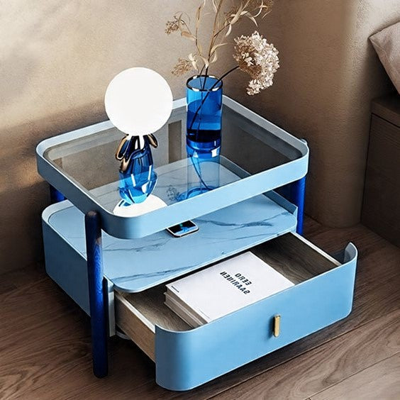 Elegant Nightstand with Storage