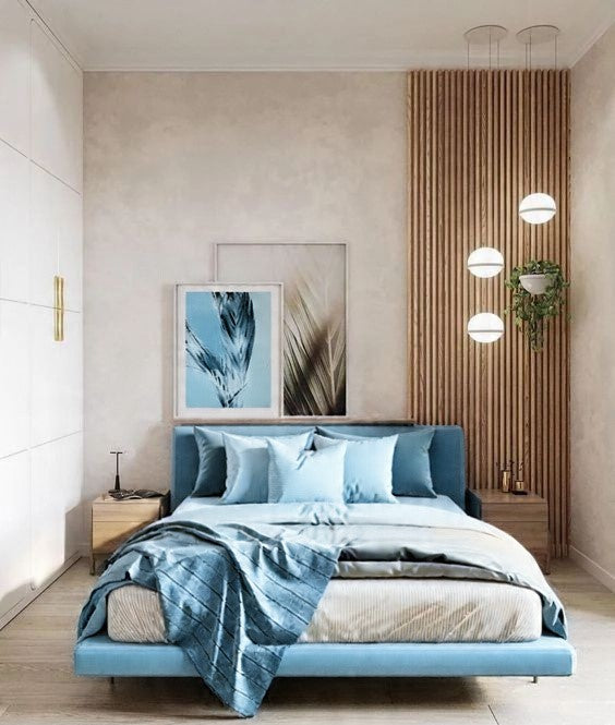 Modern Minimalist Bedroom with Natural Accents