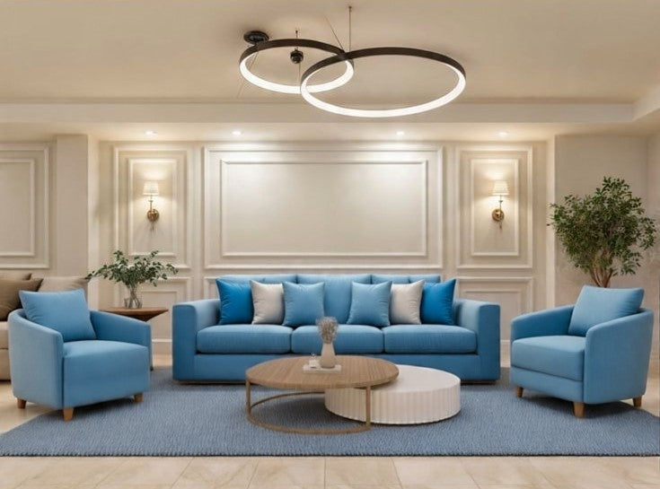 "Serene Living Room Oasis